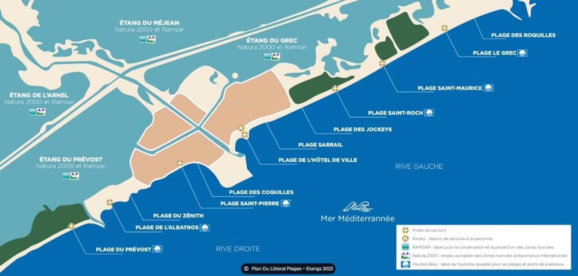 Les Sables De Palavas - T2 A 50M De La Plage - Clim, Wifi Екстериор снимка